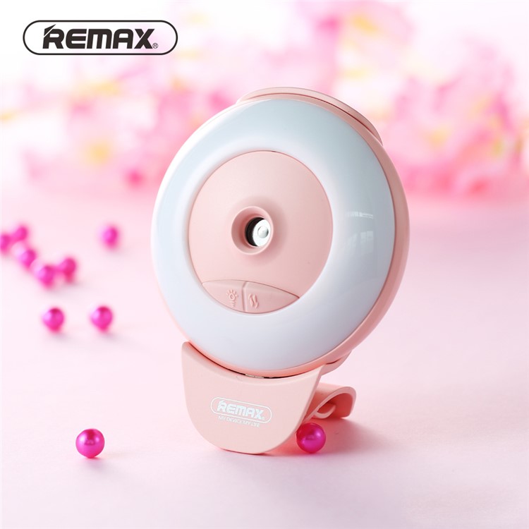 REMAX Portable Water Spraying and Light Compensation 2-in-1 Fill Light - Pink-1