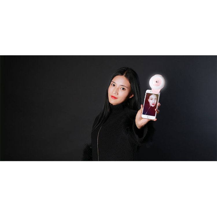 REMAX Portable Water Spraying and Light Compensation 2-in-1 Fill Light - Pink-17