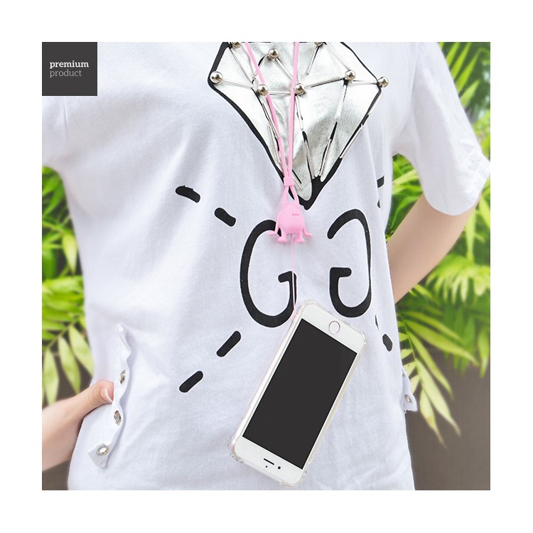 HOCO PH2 Fairy of Bull Phone Strap Accessory - Pink-2