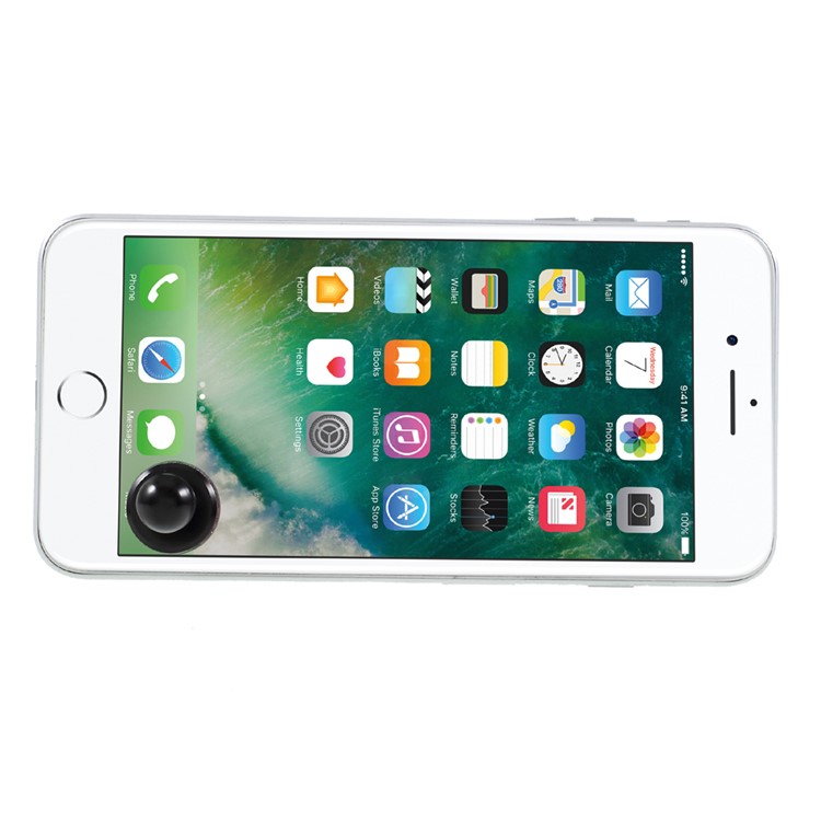 Funny Suction Cup Screen Joystick Joypad Arcade Game Stick for iPhone iPad Android Phones Tablets - Black-4