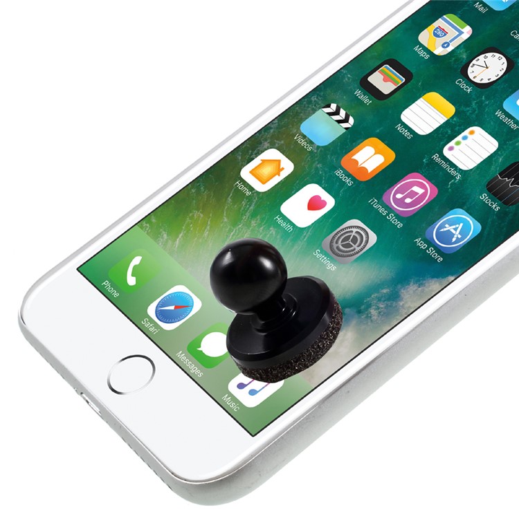 Funny Suction Cup Screen Joystick Joypad Arcade Game Stick for iPhone iPad Android Phones Tablets - Black-5