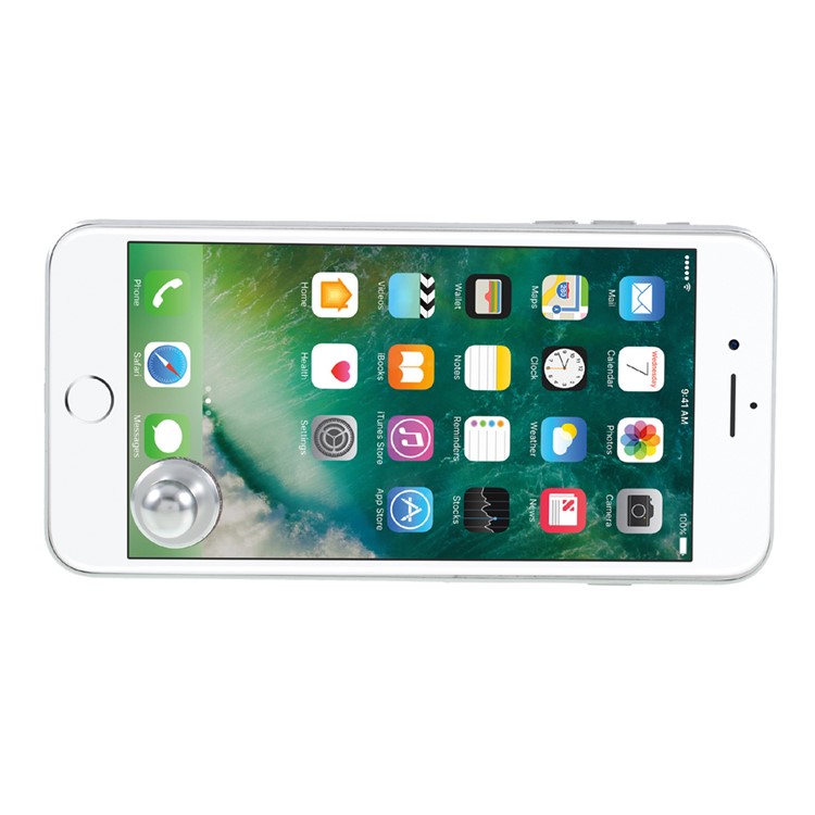 Joystick Joypad Arcade Physical Rocker Game Stick for iPhone iPad Android Phones Tablets - Silver Color-4