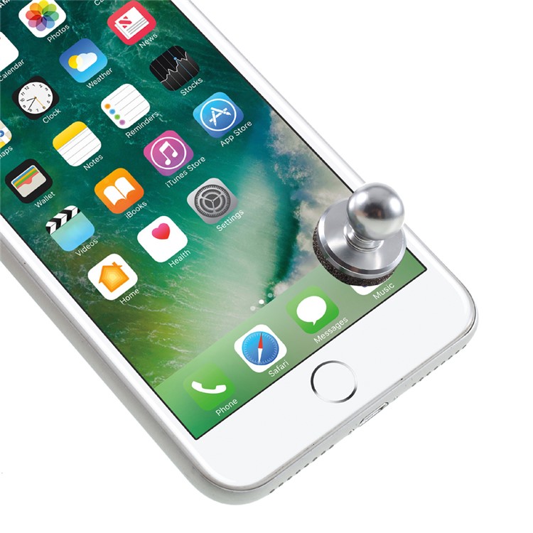 Joystick Joypad Arcade Physical Rocker Game Stick for iPhone iPad Android Phones Tablets - Silver Color-5