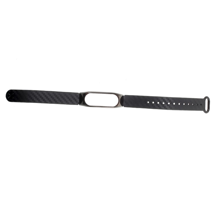 Soft Silicone Watch Band Strap for Xiaomi Mi Band 2 - Black-2
