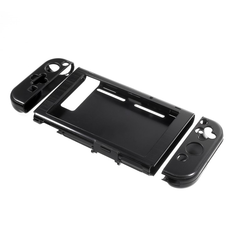 Aluminum Alloy Protective Metal Shockproof Anti-Scratch Hard Case for Nintendo Switch - Black-3