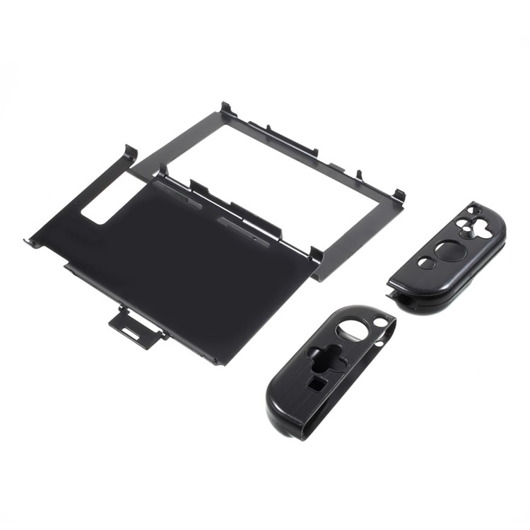 Aluminum Alloy Protective Metal Shockproof Anti-Scratch Hard Case for Nintendo Switch - Black-4