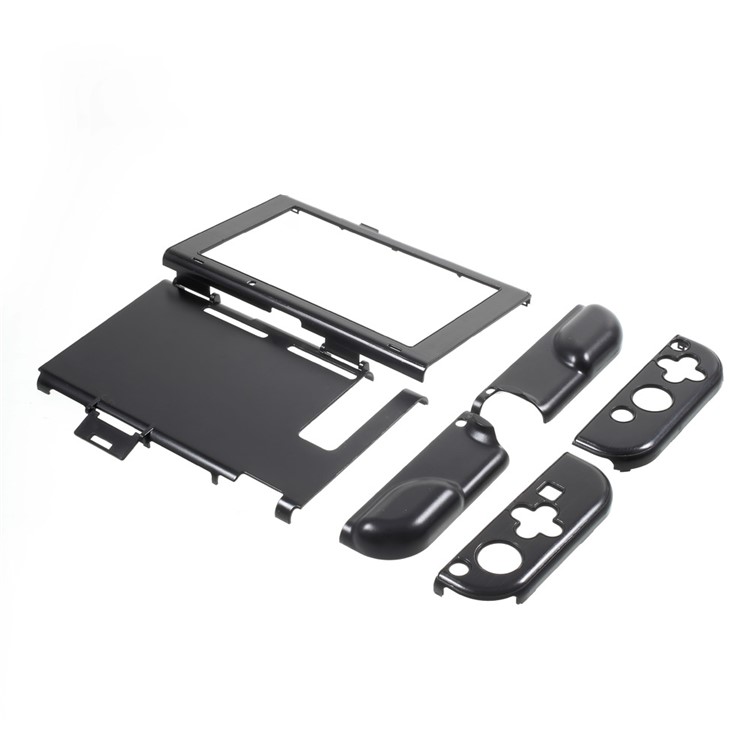 Aluminum Alloy Protective Metal Shockproof Anti-Scratch Hard Case for Nintendo Switch - Black-5