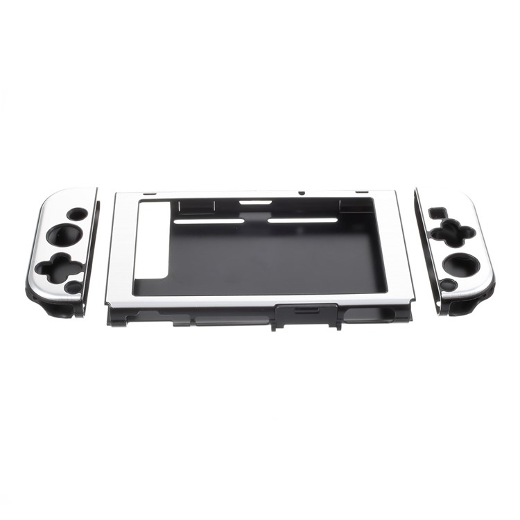 Aluminum Alloy Protective Metal Shockproof Anti-Scratch Hard Cover for Nintendo Switch - Silver Color-2