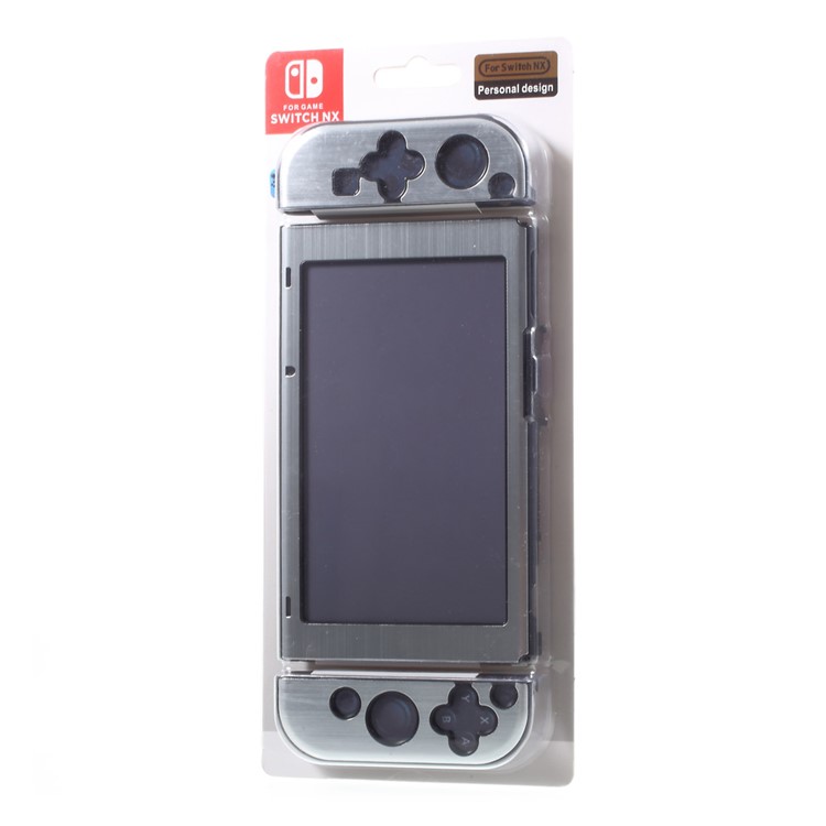 Aluminum Alloy Protective Metal Shockproof Anti-Scratch Hard Cover for Nintendo Switch - Silver Color-6