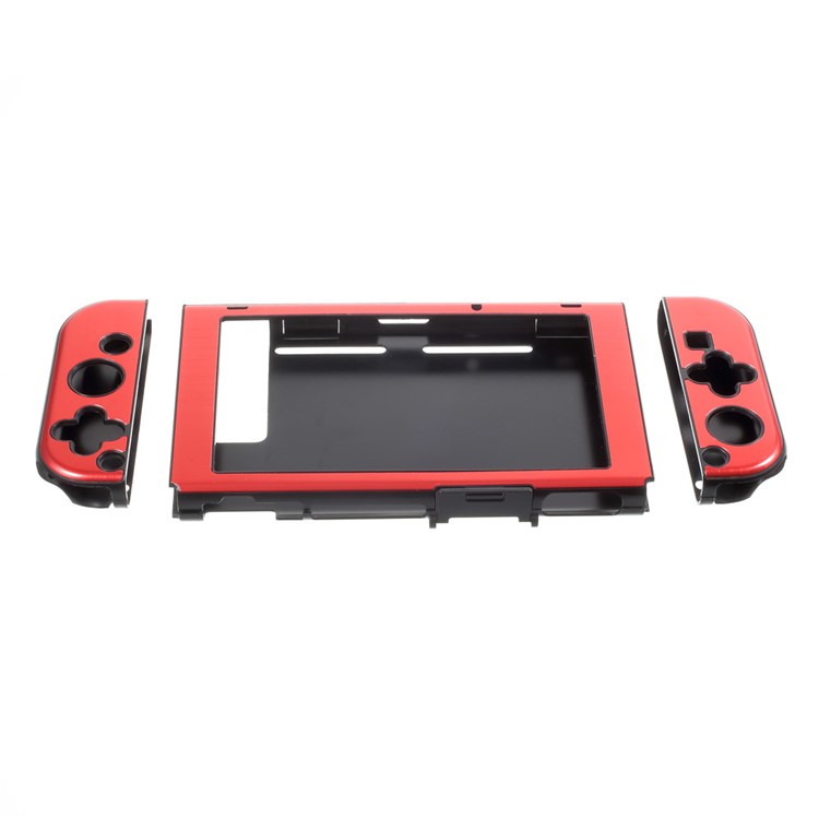 Aluminum Alloy Protective Metal Shockproof Anti-Scratch Hard Shell for Nintendo Switch - Red-2