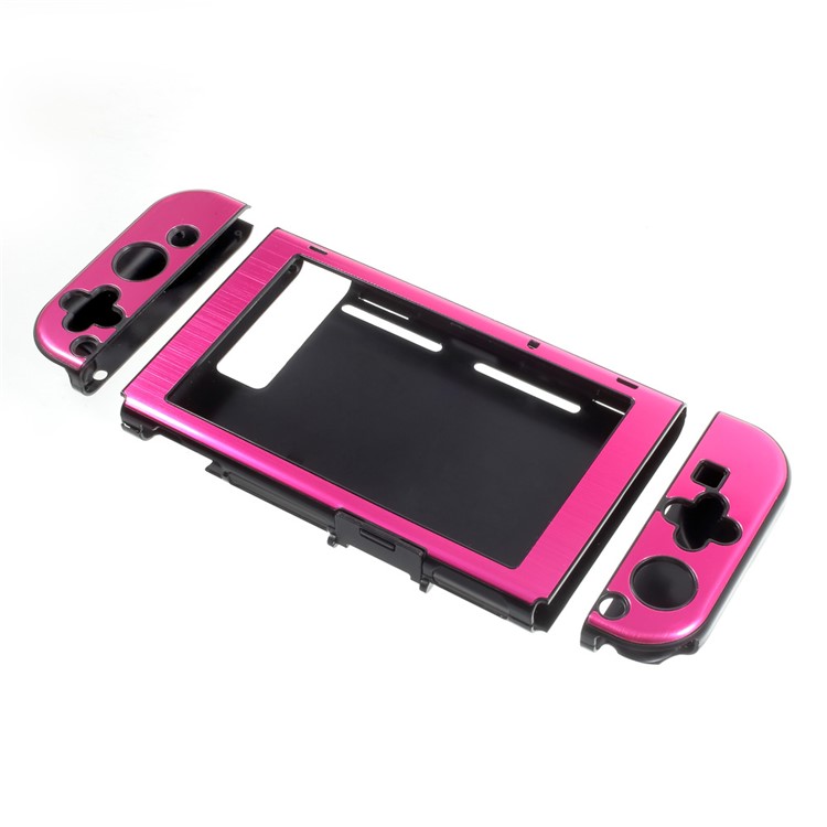 Aluminum Alloy Protective Metal Shockproof Anti-Scratch Case Cover for Nintendo Switch - Rose-3