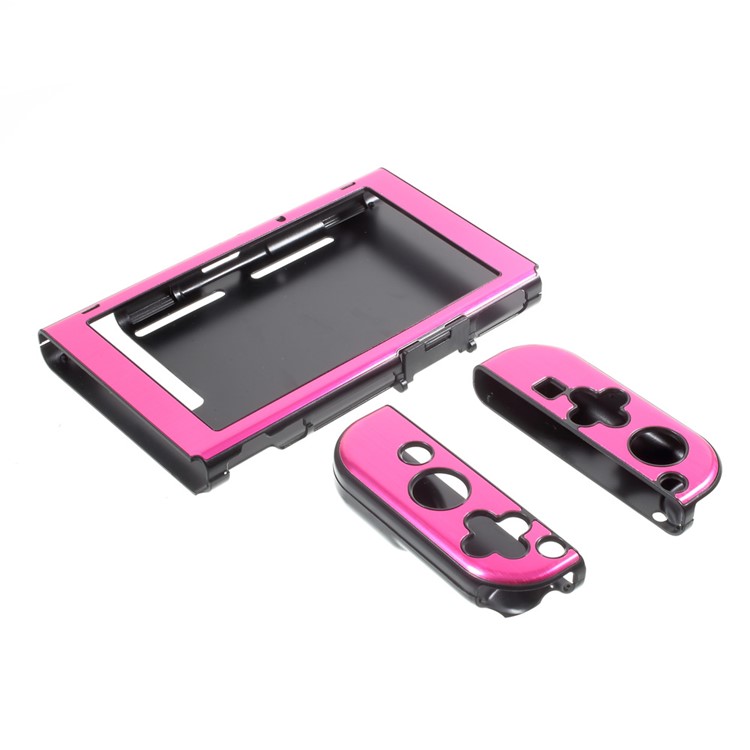 Aluminum Alloy Protective Metal Shockproof Anti-Scratch Case Cover for Nintendo Switch - Rose-4