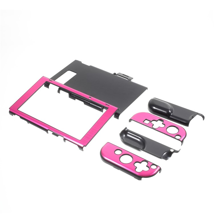 Aluminum Alloy Protective Metal Shockproof Anti-Scratch Case Cover for Nintendo Switch - Rose-5