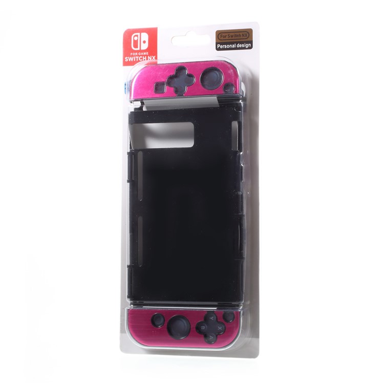 Aluminum Alloy Protective Metal Shockproof Anti-Scratch Case Cover for Nintendo Switch - Rose-6