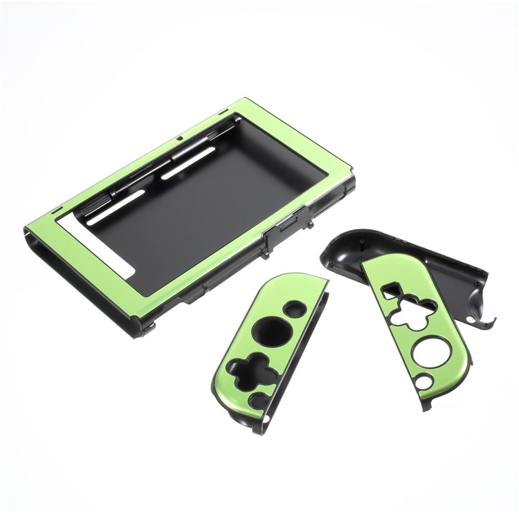 Aluminum Alloy Shockproof Anti-Scratch Cover Case for Nintendo Switch - Green-4