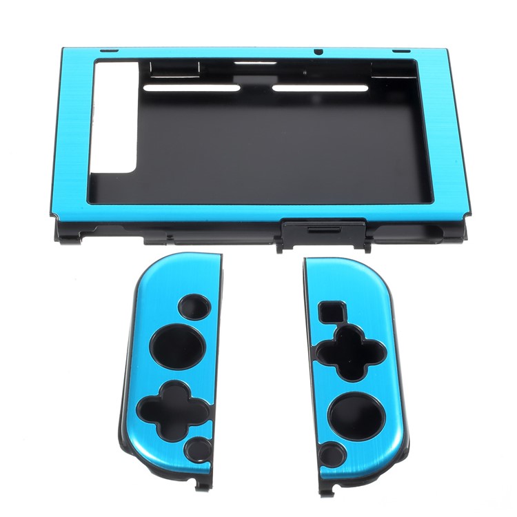Metal Shockproof Anti-Scratch Protection Cover Shell for Nintendo Switch - Baby Blue-4