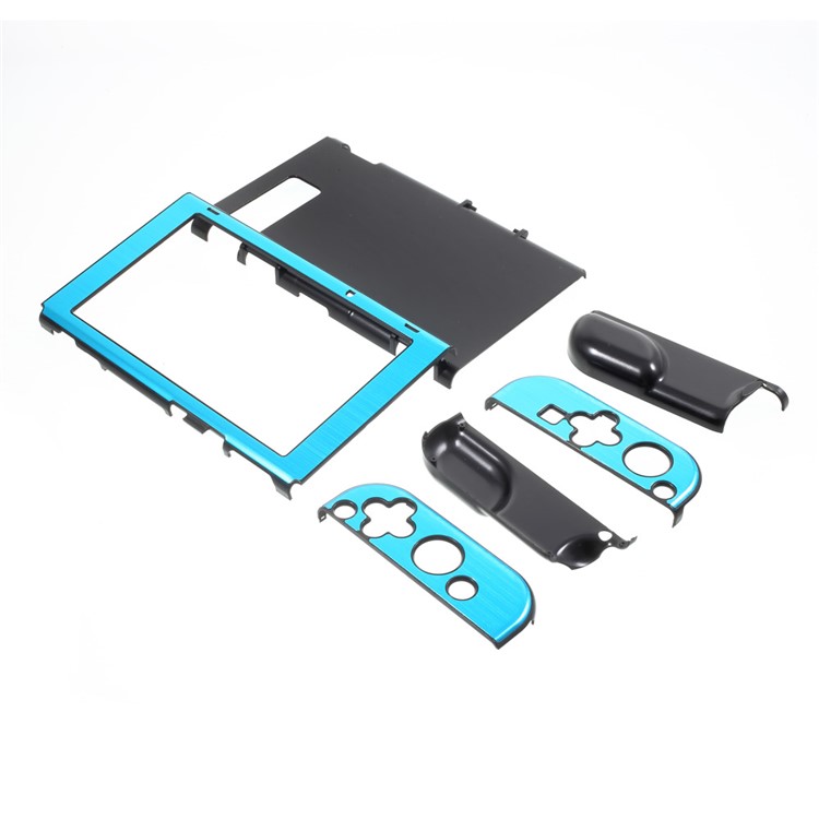 Metal Shockproof Anti-Scratch Protection Cover Shell for Nintendo Switch - Baby Blue-5