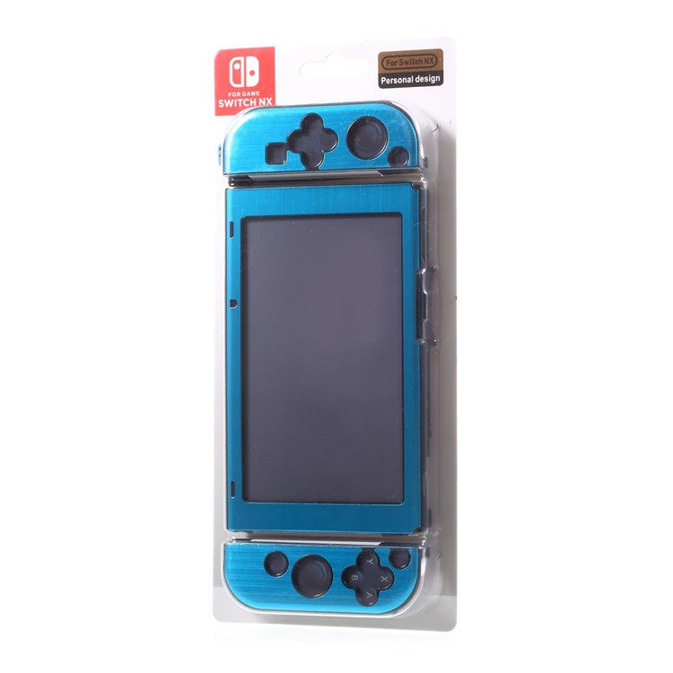 Metal Shockproof Anti-Scratch Protection Cover Shell for Nintendo Switch - Baby Blue-6