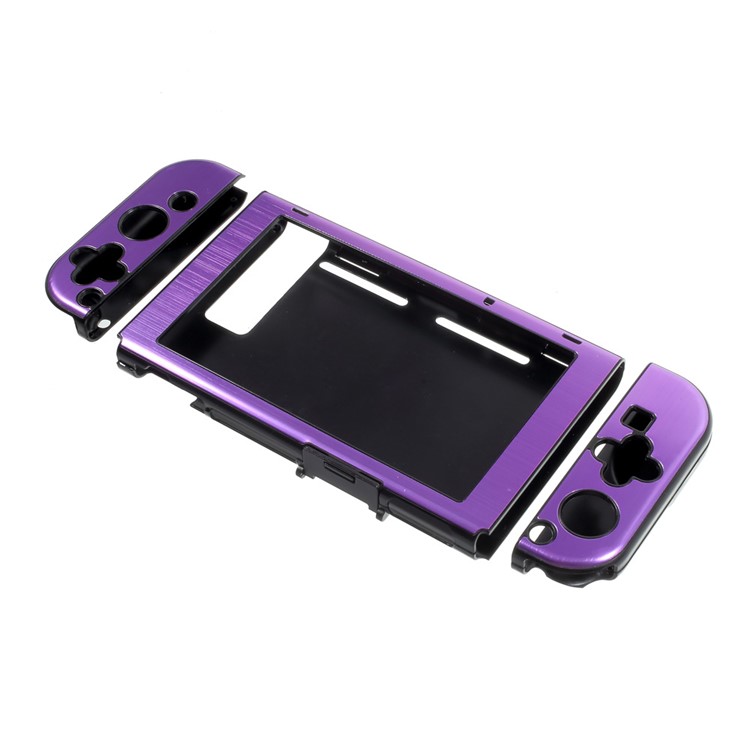 Aluminum Alloy Shockproof Protection Shell Case for Nintendo Switch - Purple-3