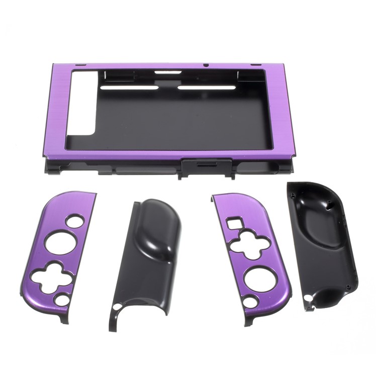 Aluminum Alloy Shockproof Protection Shell Case for Nintendo Switch - Purple-4