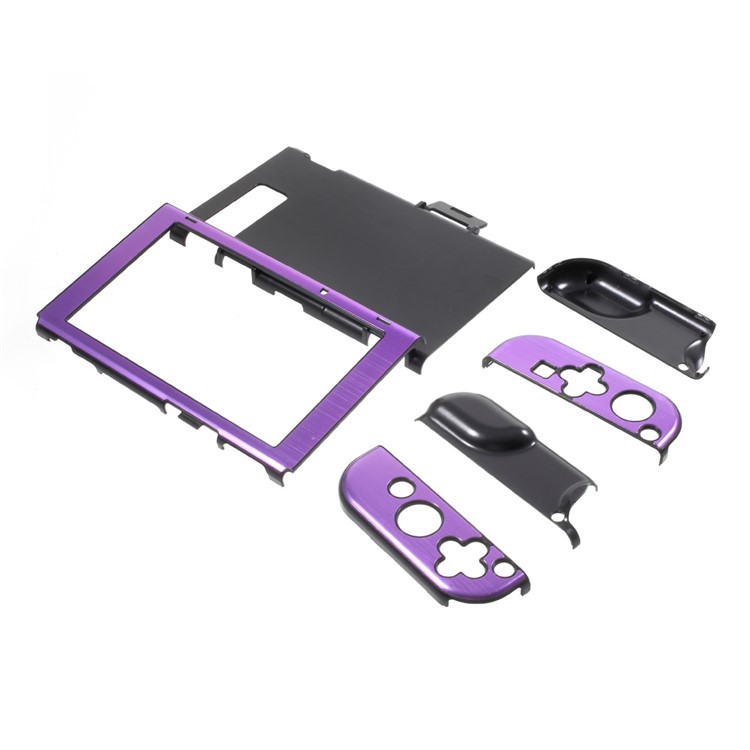 Aluminum Alloy Shockproof Protection Shell Case for Nintendo Switch - Purple-5