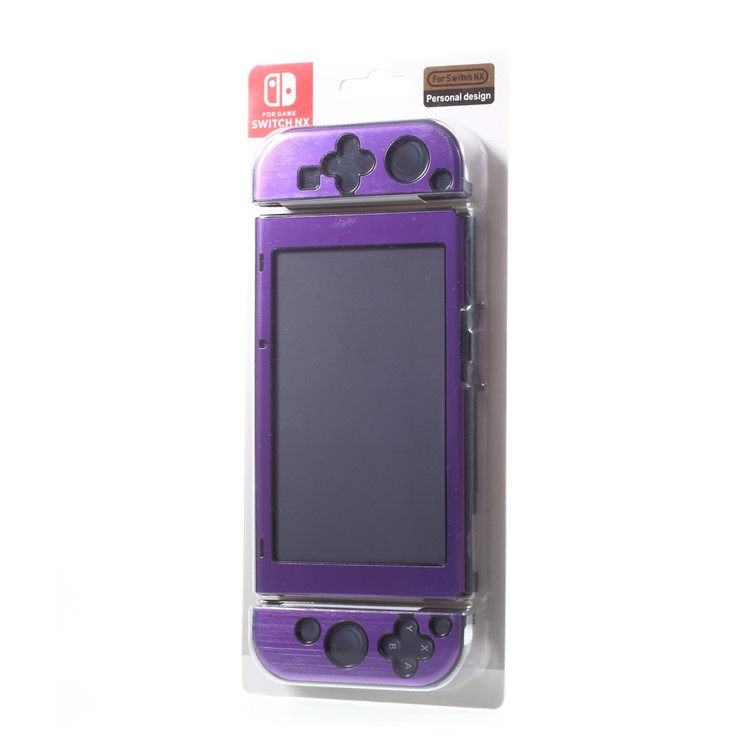 Aluminum Alloy Shockproof Protection Shell Case for Nintendo Switch - Purple-6
