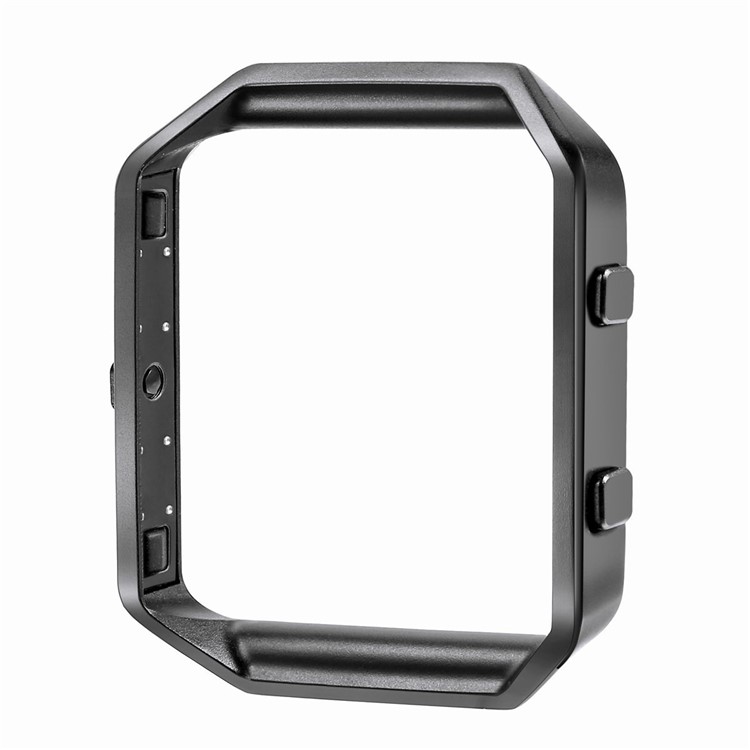 Stainless Steel Frame Replacement for Fitbit Blaze Smart Watch - Black-1