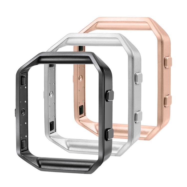 Stainless Steel Frame Replacement for Fitbit Blaze Smart Watch - Black-11