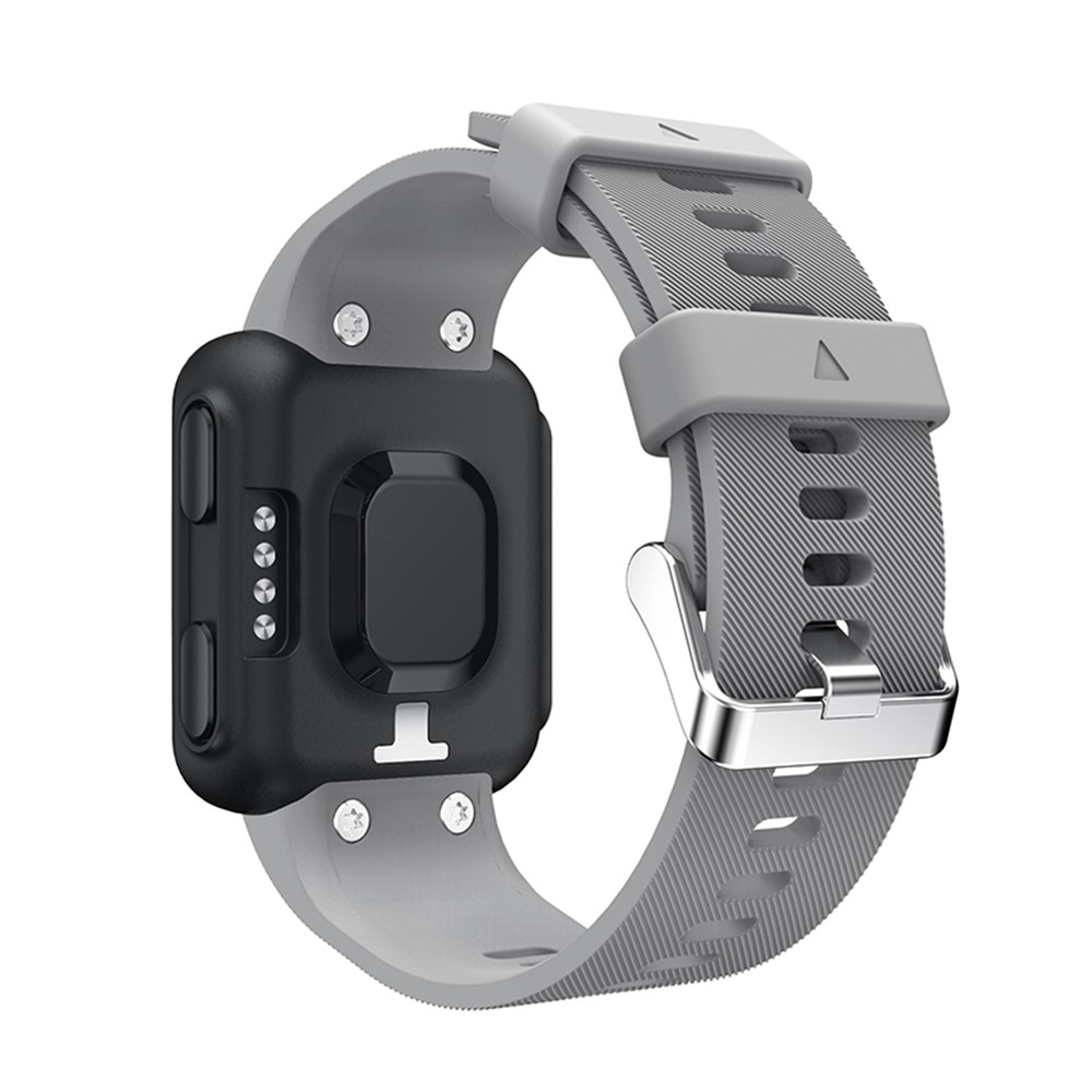 Silicone Watch Band Replacement for Garmin Forerunner 35 - Grey-4
