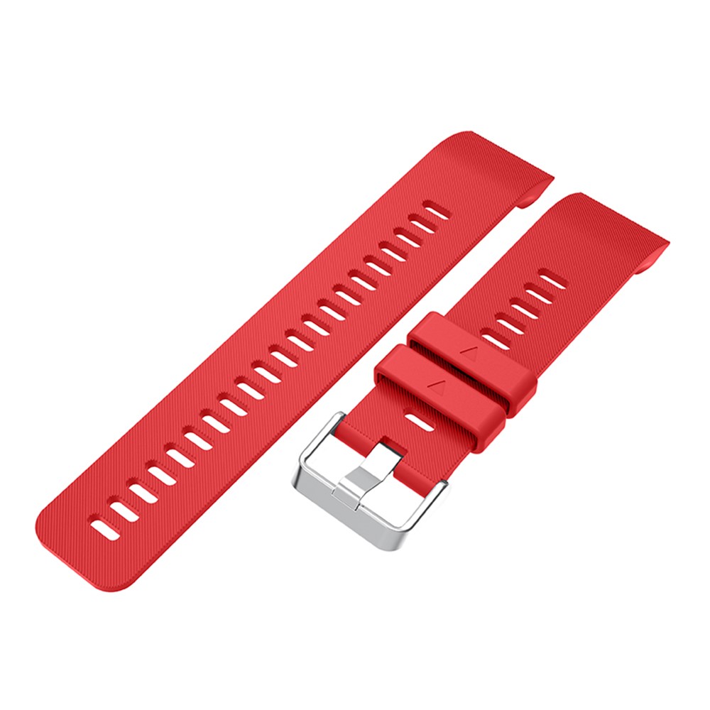 Soft Silicone Watch Strap with Pin Buckle for Garmin Forerunner 35 - Red-2