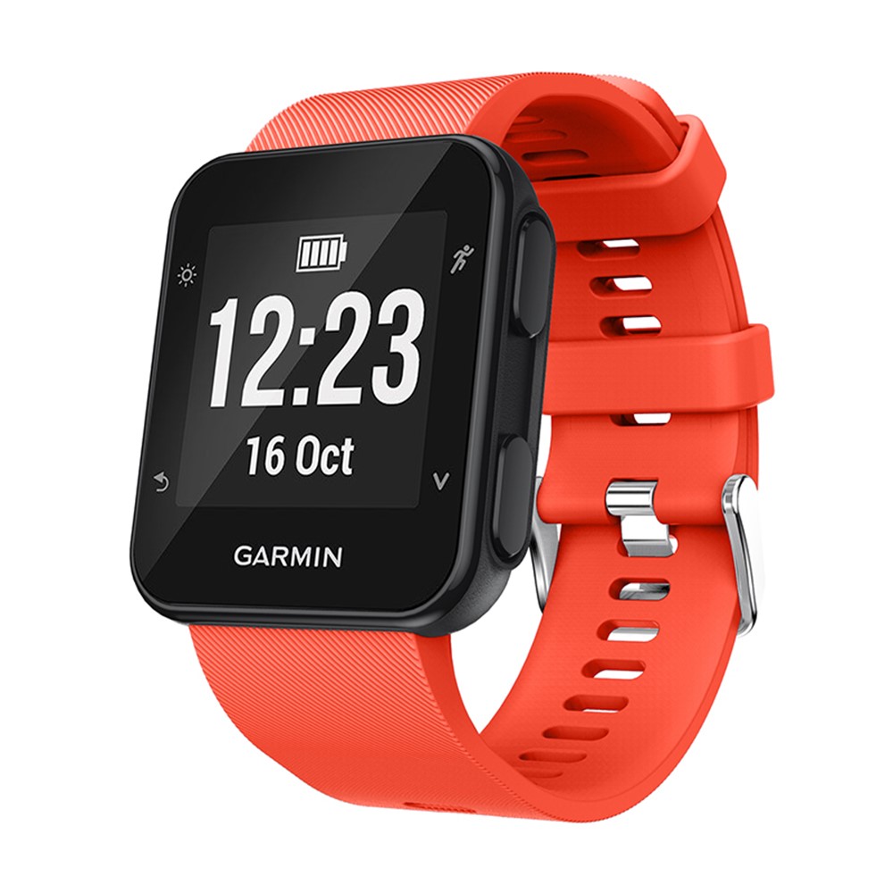 Гибкая Силиконовая Часовая Замена Для Garmin Forerunner 35 - Апельсин-3