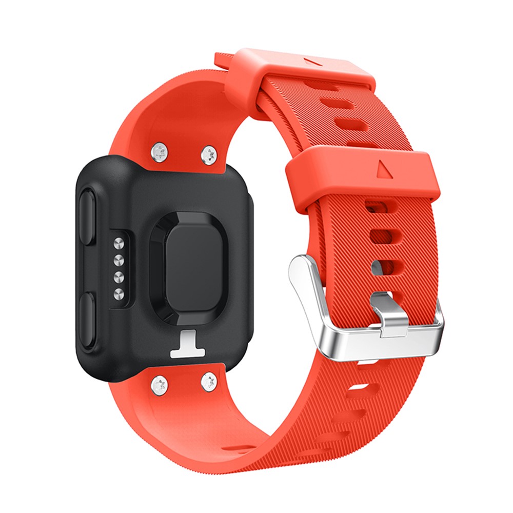 Flexible Silicone Watch Band Replacement for Garmin Forerunner 35 - Orange-4