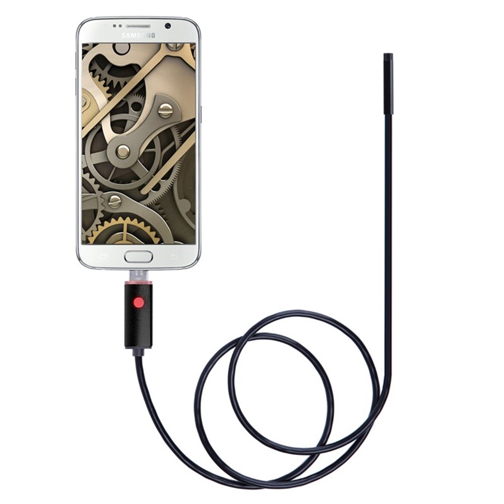 AN99 5M 7mm 6-LED Android PC USB Waterproof Endoscope Inspection Video Camera - Black-16