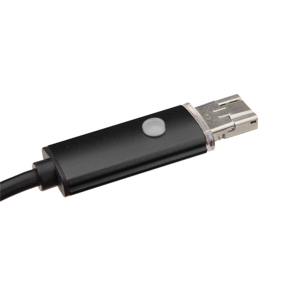 AN99 5m 7mm 6 Liderado Por Android PC USB Câmera de Vídeo de Inspeção de Endoscópio à Prova D'água USB - Preto