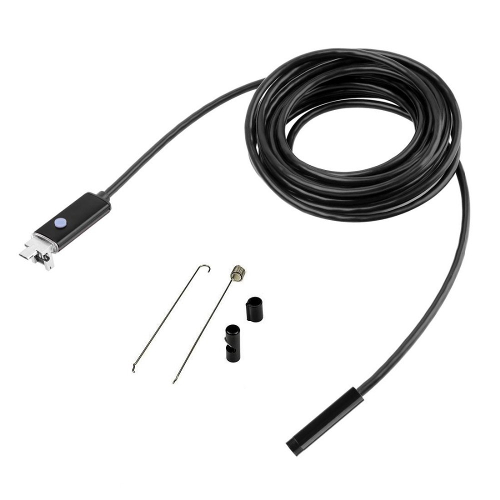 AN99 Impervenção de 10m de 5,5 mm de 6 mm de 6 Liderado Por Android PC Câmera de Vídeo de Endoscópio USB - Preto-15