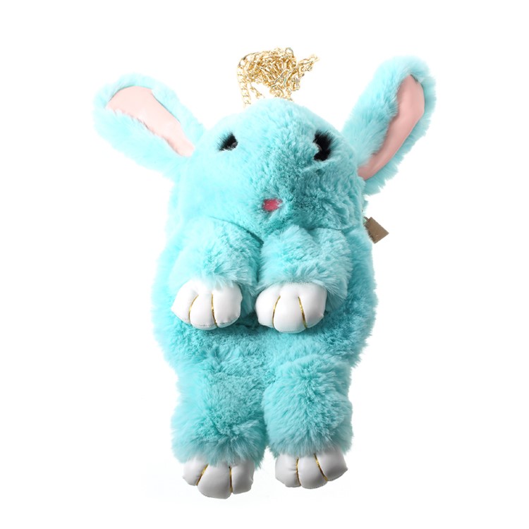 Cute Cartoon Rabbit Shoulder Bag Backpack, Size: 36 x 18cm - Cyan-2