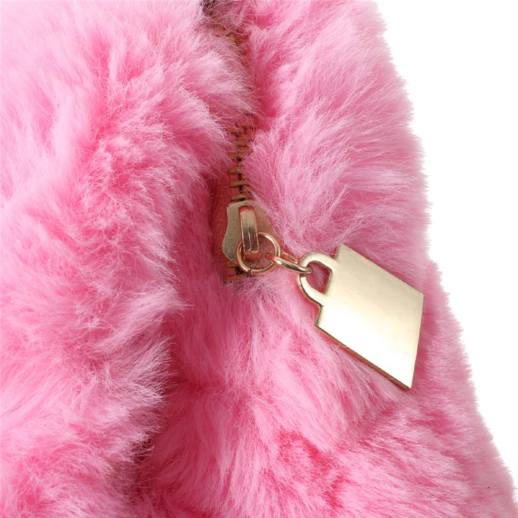 Cute Cartoon Rabbit Soft Plush Shoulder Bag Backpack, Size: 36 x 18cm - Rose-10