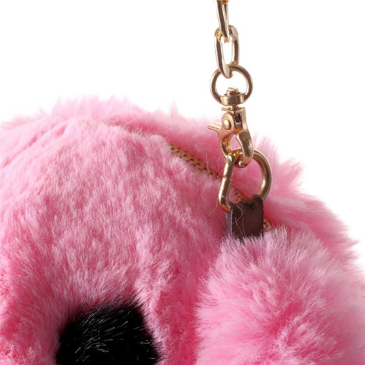 Cute Cartoon Rabbit Soft Plush Shoulder Bag Backpack, Size: 36 x 18cm - Rose-6