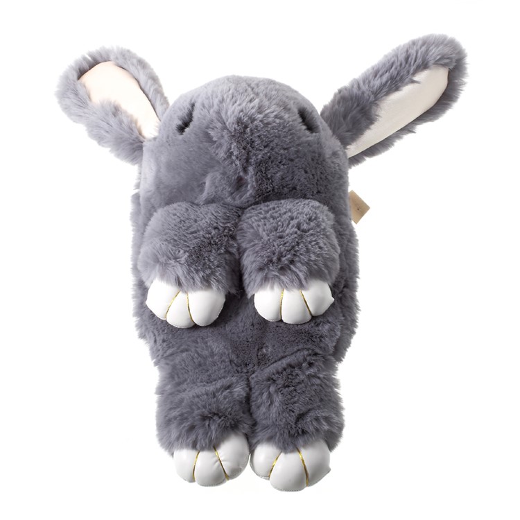 Cute Cartoon Rabbit Shopping Shoulder Bag Backpack, Size: 36 x 18cm - Grey-4