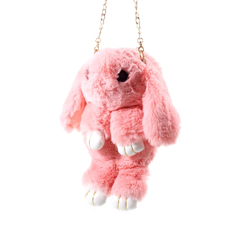Cute Cartoon Rabbit Casual Shoulder Bag Backpack, Size: 36 x 18cm - Pink-2