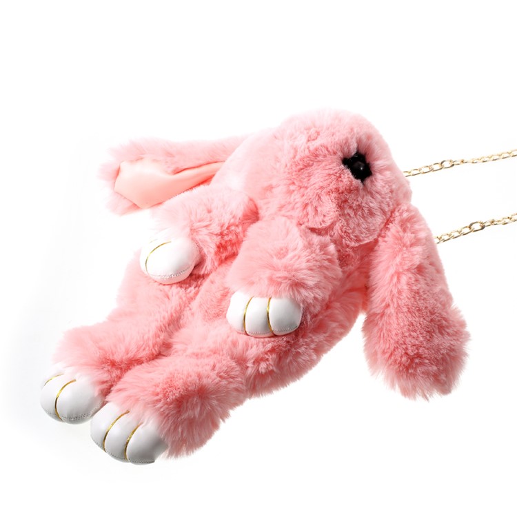 Cute Cartoon Rabbit Casual Shoulder Bag Backpack, Size: 36 x 18cm - Pink-5