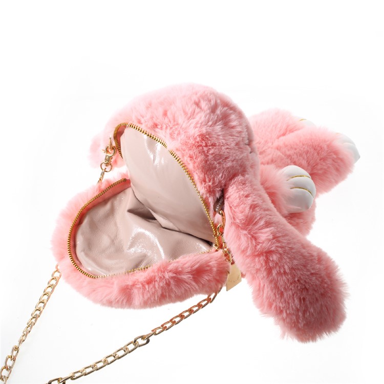 Cute Cartoon Rabbit Casual Shoulder Bag Backpack, Size: 36 x 18cm - Pink-6