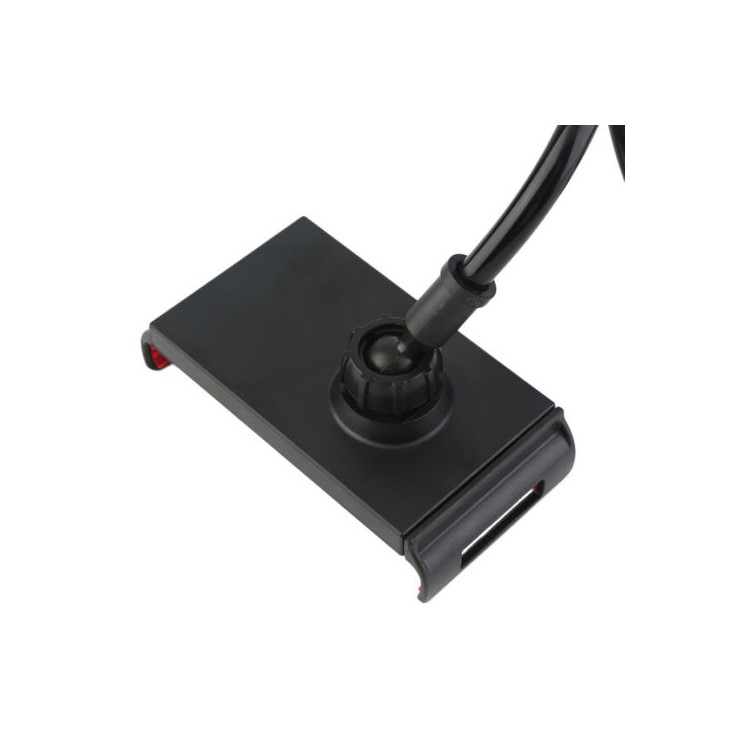 Universal Gooseneck Lazy Desktop Stand 360 Degree Rotating Mount Holder for Smartphone Tablet - Black-6