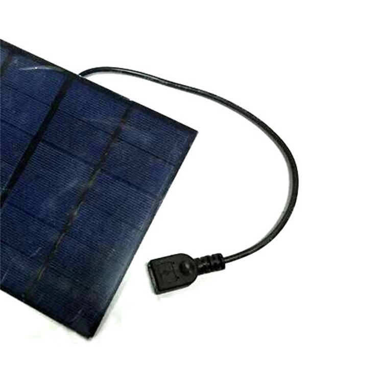 3.6W 5V Polycrystalline Silicon Solar Panel with USB Output for Power Bank-2