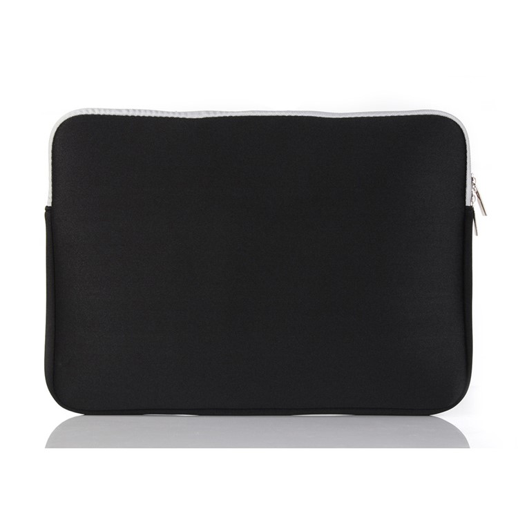 Universal Dual Zipper Pocket Sleeve Case for MacBook Pro 15.4-inch - Black-3