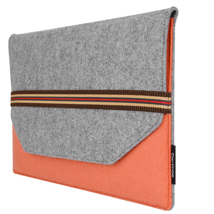 CARTINOE Kammi Series Pouch Case for 13.3 Inch Apple MacBook Air / Pro - Orange-2