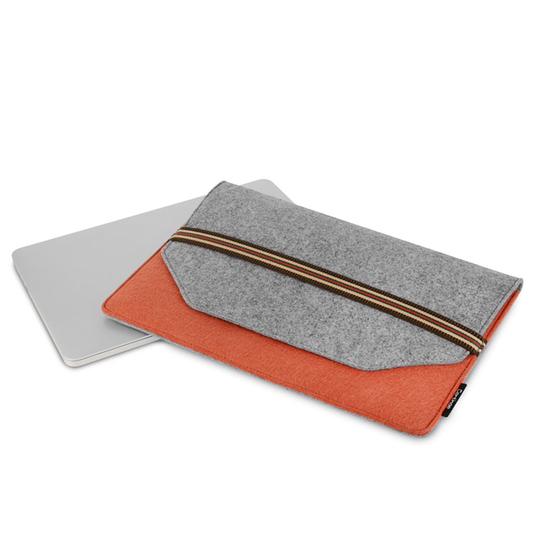 CARTINOE Kammi Series Pouch Case for 13.3 Inch Apple MacBook Air / Pro - Orange-5