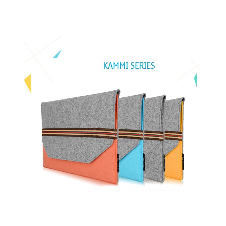 CARTINOE Kammi Series Pouch Case for 13.3 Inch Apple MacBook Air / Pro - Orange-6