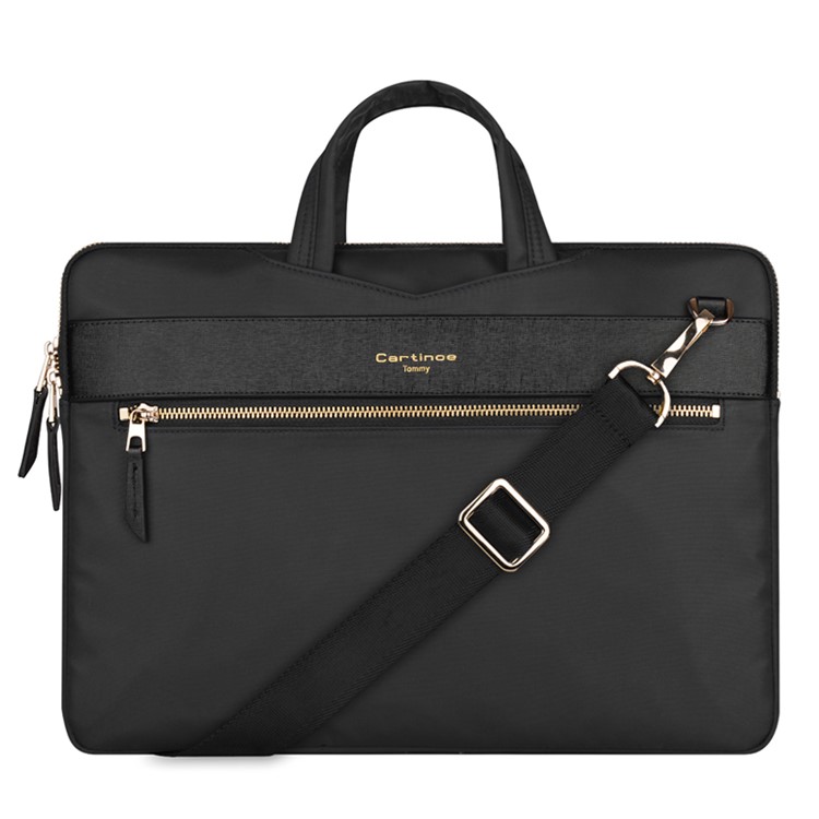 CARTINOE London Style Series Handbag Shoulder Laptop Bag for MacBook Air 13.3 inch - Black-1