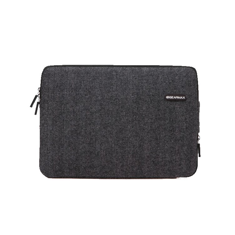 GEARMAX England Style Laptop Sleeve Bag for MacBook 13.3 inch iPad Pro, Size: 36 x 26cm - Black-1